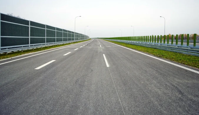 Autostrada A4 na odcinku Przemyśl-Korczowa świeci pustkami