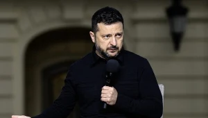 Prezydent Ukrainy Wołodymyr Zełenski