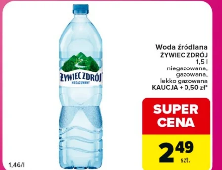 Негазована вода Żywiec zdrój