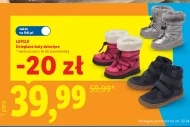 Buty dziecięce Lupilu