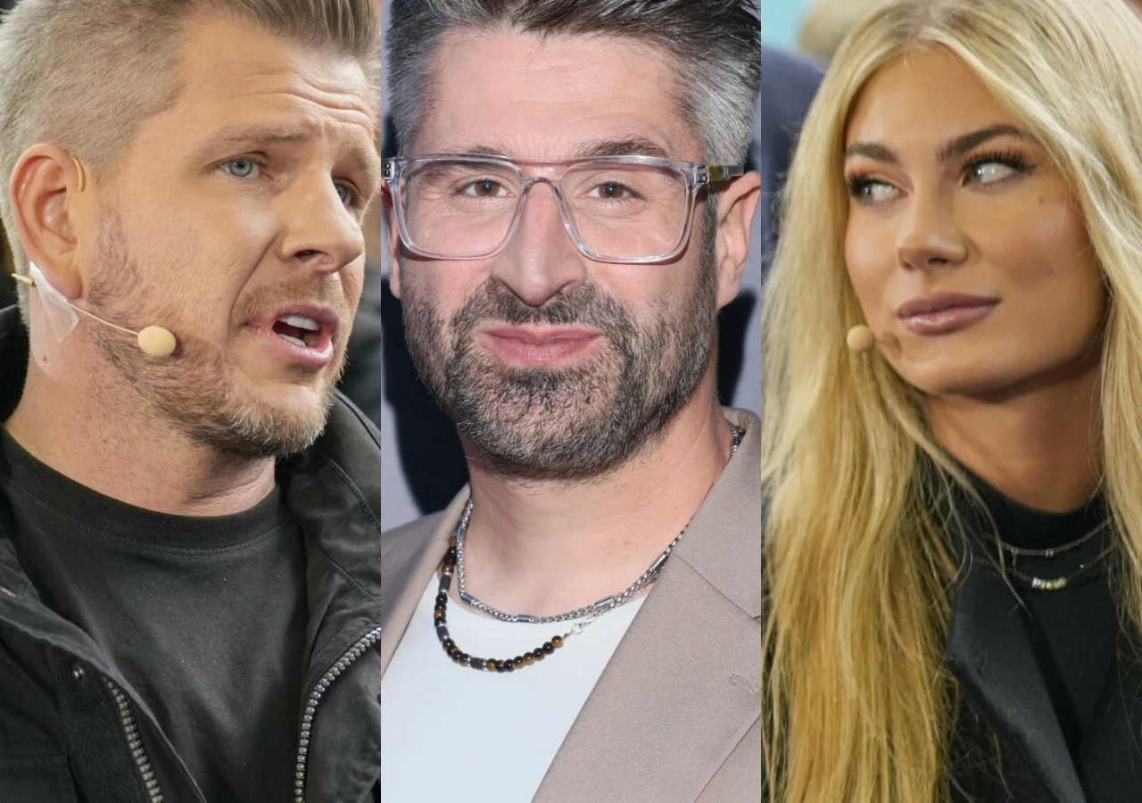 Filip Chajzer, Piotr Gumulec, Bianka Chajzer Filip Chajzer, Piotr Gumulec i Bianka Chajzer na zestawieniu zdjęć.