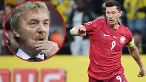 Zbigniew Boniek (na małym zdj.) dosadnie ocenił grę Polaków w drugiej połowie. Robert Lewandowski przebywał na murawie tylko kilka minut 