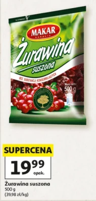 Żurawina suszona Makar