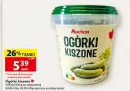 Ogórki kiszone Auchan