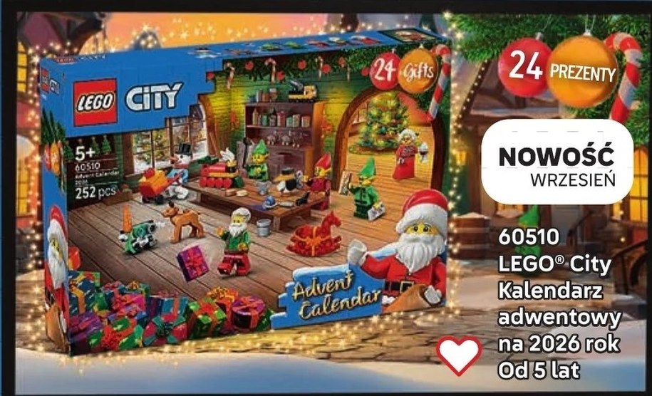 Kalendarz adwentowy LEGO City 2026 w katalogu LEGO