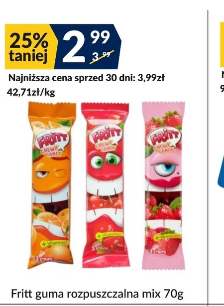 Розчинна жуйка Fritt