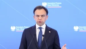 Minister finansów i gospodarki Andrzej Domański