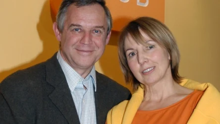 Marek Kondrat z żoną Iloną w 2004 roku
