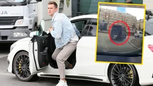 Arkadiusz Milik został nagrany jak swoim Mercedesem łamie przepisy ruchu drogowego