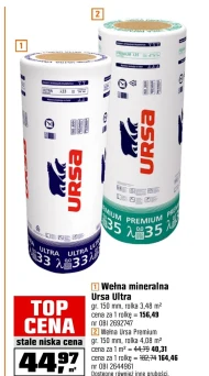 Wełna mineralna Ultra