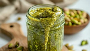Pesto pistacjowe jest doskonałym dodatkiem do makaronu, ale też kanapek i innych potraw