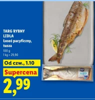 Łosoś Targ rybny Lidla