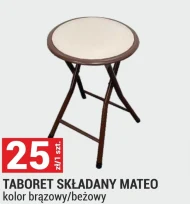 Taboret składany Mateo