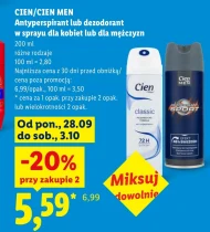Antyperspirant Cien