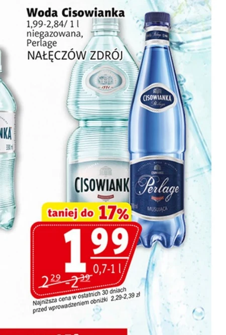 Негазована вода Cisowianka