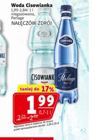 Woda niegazowana Cisowianka