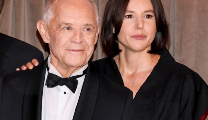 Marek Kondrat i Antonina Turnau na premierze "Lalki"