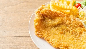 Rybę panieruję tylko w tym. Po usmażeniu chrupie aż miło 