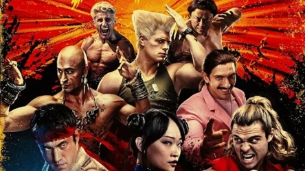 Grafika promująca film "Street Fighter. Uliczny wojownik"