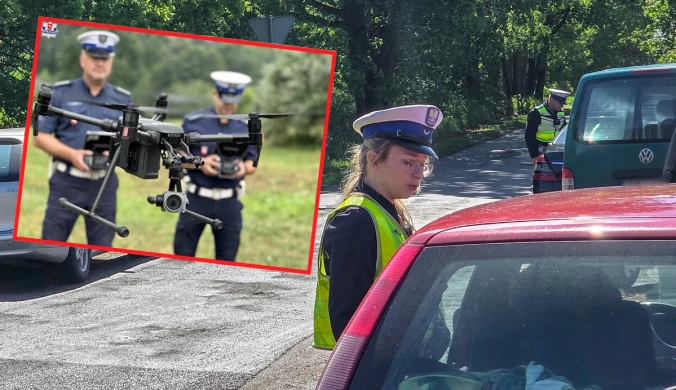 Zdjęcie ilustracyjne. Kontrole za pomocą drona zaskakują kierowców