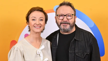 Gabriela Muskała i Zbigniew Zamachowski w "halo tu polsat"