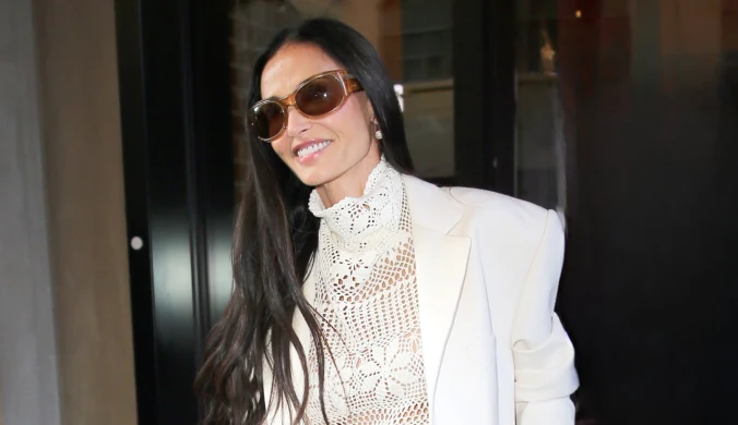 Demi Moore w stylizacji od Magdy Butrym