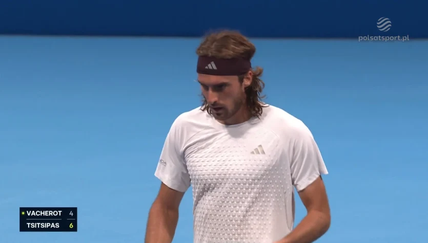 Stefanos Tsitsipas - Valentin Vacherot. Skrót meczu. WIDEO