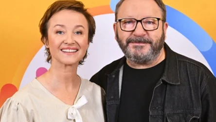 Gabriela Muskała i Zbigniew Zamachowski w "halo tu polsat"