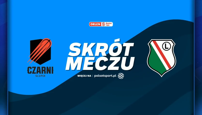 Energa Czarni Słupsk - Legia Warszawa. Skrót meczu