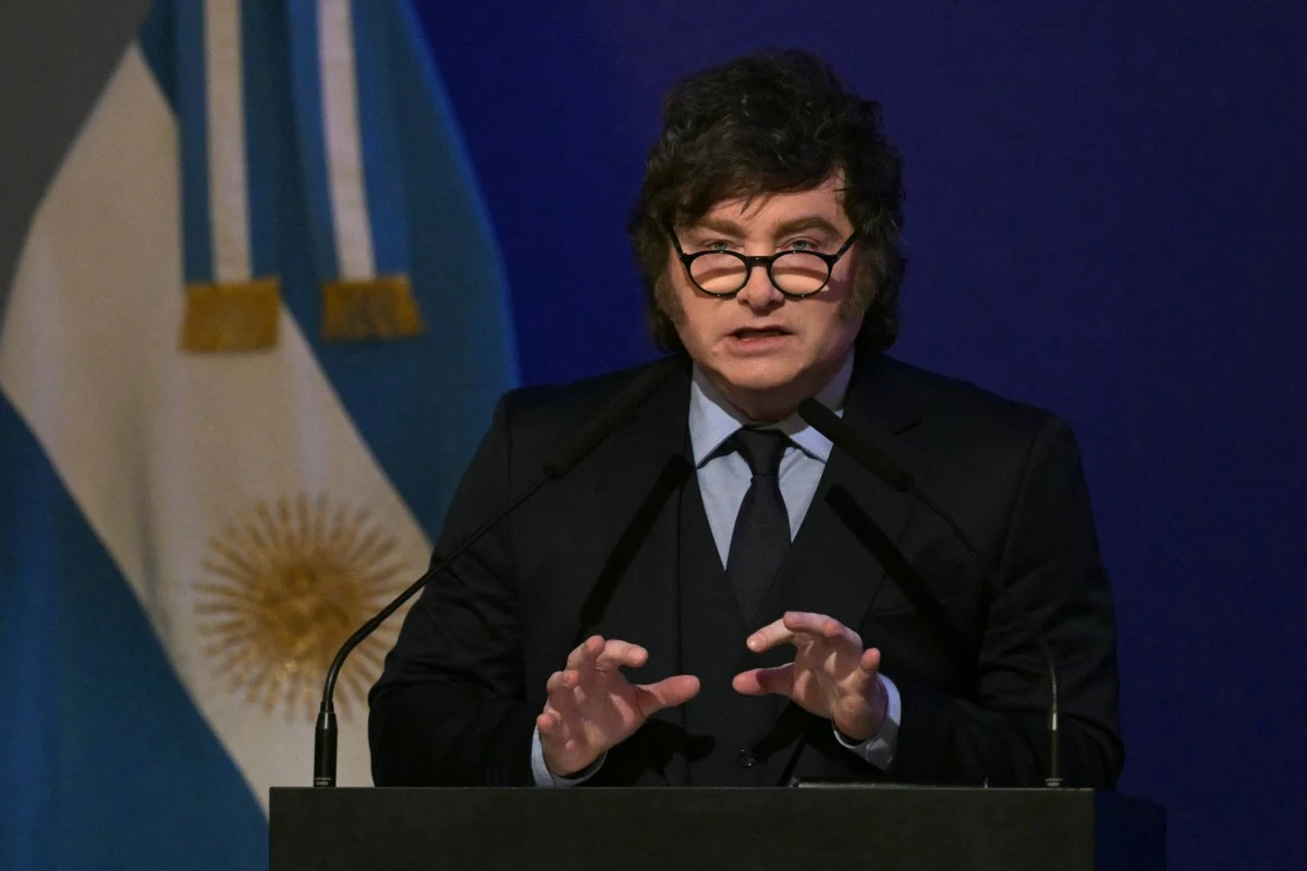 Prezydent Argentyny Javier Milei Prezydent Argentyny Javier Milei.