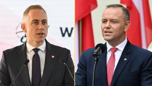 Wiceszef MON Cezary Tomczyk i prezydent Karol Nawrocki