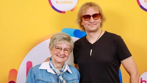 Bożena Szulim i Michał Szulim w "halo tu polsat"