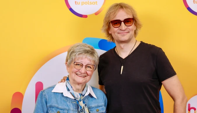 Bożena Szulim i Michał Szulim w "halo tu polsat"