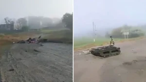 Katastrofalna sytuacja w Oleszkach. Ukraińcy próbują dostarczyć pomoc humanitarną