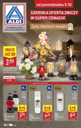 Szeroka oferta zniczy - Aldi