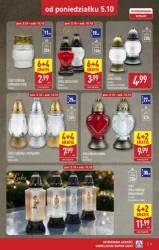 Szeroka oferta zniczy - Aldi