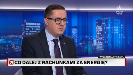 Wzrost opłat dla firm energetycznych o kilkadziesiąt procent. Motyka w ''Gościu Wydarzeń'': Naszym zadaniem jest to, żeby to się na ceny energii nie przełożyło
