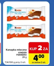 Kanapka mleczna Kinder