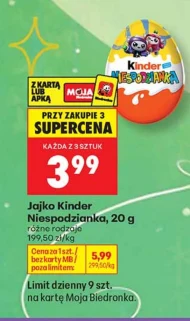 Jajko niespodzianka Kinder