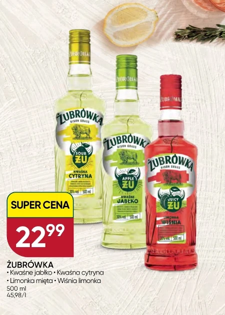 Алкогольні напої Żubrówka