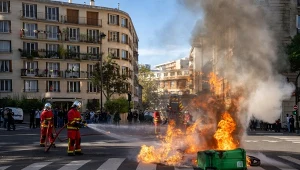 Francja. Protesty uczniów i studentów