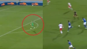 Strzał z 70 metrów. Polski bramkarz w szoku. Niewiarygodny gol. Nagranie