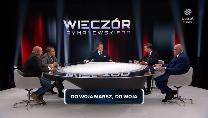 ''Wieczór Rymanowskiego''. Temat powszechnego przeszkolenia wojskowego. Bosak: Mamy tysiące wakatów w wojsku do obsługi nowego sprzętu