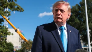 Prezydent USA Donald Trump odpowiadał na pytania dziennikarzy