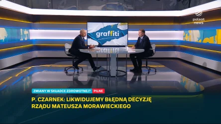 Morawiecki skrytykował propozycje gospodarcze PiS-u. Czarnek odpowiada w "Graffiti": Niech się pan szanuje