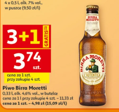 Пиво Birra Moretti