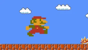 Super Mario Bros. w oknie YouTube'a. Sterujesz za pomocą odtwarzacza