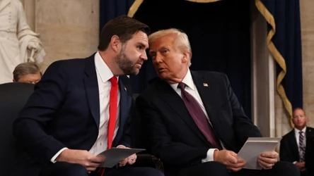 Wiceprezydent J.D. Vance i Donald Trump, styczeń 2025