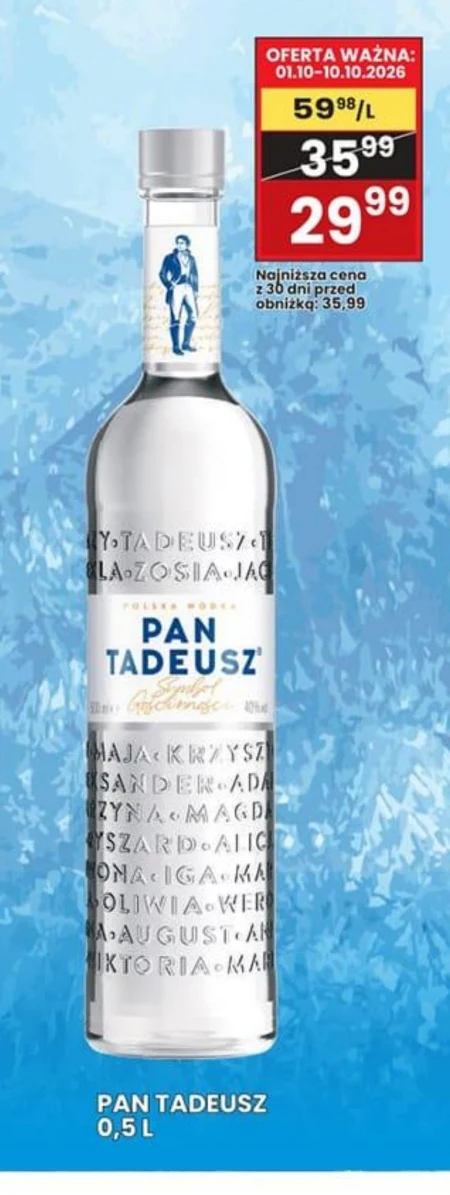 Горілка Pan Tadeusz