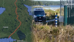 Finlandia. Coraz więcej osób próbuje przedostać się z Rosji przez tereny gdzie nie ma ogrodzenia